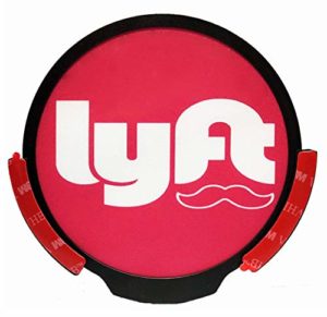 Lyft Light Sign Logo Sticker Decal Reflective Bright Glowing Wireless ...