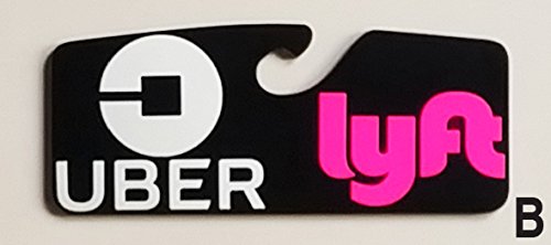 Uber Lyft Mirror Hanger Sign (UL Combo B)