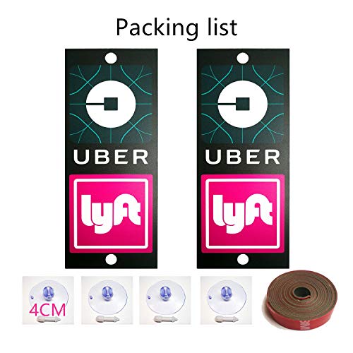 Uber Lyft Sign Printable Window