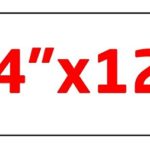 2 12″x24″ Blank Magnetic Sign Sheets – Blank Car Magnet Signs, 30 Mil. Round Corners.