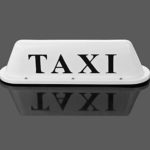 Taxi Cab Roof Top Illuminated Sign Topper Car 12V CarMagnetic Top Light waterproof