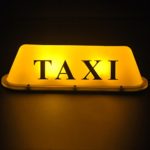 Taxi Cab Roof Top Yellow Illuminated Sign Topper Car 12V CarMagnetic Top Light waterproof
