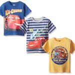 Disney Boys’ 3 Pack Cars T-Shirts