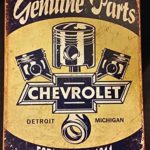 Chevrolet – Chevy Genuine Parts Pistons Tin Sign 13 x 16in