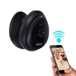 Mini Wireless Camera, UOKOO Home WiFi IP Security Surveillance Camera System with Motion Email Alert Black