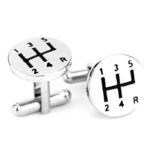 Hosaire Men’s Cufflinks Car transmission Sign Cuff Link Delicate Cuff-link for Wedding Business
