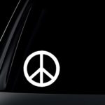 Peace Sign Car Decal / Sticker
