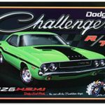 Dodge Challenger 426 Hemi R/T Car Tin Sign 12 x 17in