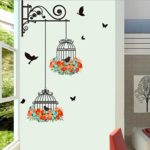 Plane Wall Sticker, Fheaven Waterproof Environmental Protection Birdcage Decorative Painting Bedroom Living room TV Wall Decoration Wall Stickers Mural 56X76cm