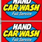 Two (2) Hand Car Wash Full Service 3’X5′ Flags Banner Signs
