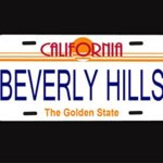 Custom License Plate California Beverly Hills Car Auto Tag Sign Presonalized 6″ X 12″