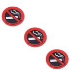 12pcs NO SMOKING Sign Rubber Adhesive Sticker Car Vehicle Office Notice Warning LogNO SMOKING Sign Rubber Adhesive Sticker Car Vehicle Office Notice Warning Logo