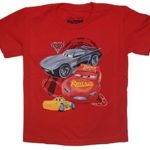 Disney Pixar Cars 3 Lightning McQueen Stirling Cruz Here We Come T-shirt