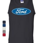 Licensed Ford Logo Tank Top Truck Mustang F150 Muscle Car