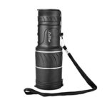 Luwint 10x 40 Compact Monocular Telescope – High Powered Dual Focus 10X Closer for Hunting Bird Watching with Lens Dust Covers, Black