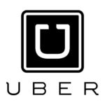 (Set of 2) Vinyl Cutting MAGNET Sign, Uber Logo with Uber Letters, Uber Sign, Car Magnet Sign(Vinyl Cutting Sign Not Print) for Your Uber Business (8 inches)