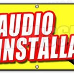 72″ CAR AUDIO INSTALLATION BANNER SIGN stereo speakers repair amps auto