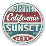 2 x 15cm/150mm Huntington Beach California USA Vinyl Sticker Decal Laptop Travel Luggage Car iPad Sign Fun #6716