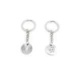 Keyring Keychain Keytag Key Ring Chain Tag Door Car Wholesale Jewelry Making Charms Q9HC1 Live Laugh Love Sign Tag