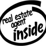 Die-cut Vinyl Sticker Decal (6″ Real Estate Agent Inside)