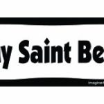 Imagine This Bone Car Magnet, I Love My St. Bernard, 2-Inch by 7-Inch