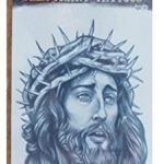 Prison Design Temporary Tattoo- Jesus