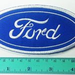 Blue Ford Racing Sport Automobile Car Motorsport Racing Logo Patch Sew Iron on Jacket Cap Vest Badge Sign