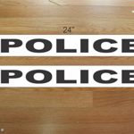POLICE Magnetic signs to fit Car, Tow Truck, Van SUV US DOT Approved Size