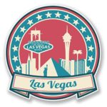 2 x 30cm/300mm Las Vegas Nevada USA Vinyl Sticker Decal Laptop Travel Luggage Car iPad Sign Fun #6735