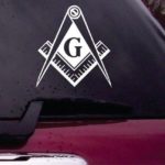 Freemason Symbol Decal Sticker Vinyl Decal Sticker Art Graphic Stickers Laptop Car Window