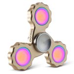 Precision Fidget Spinner Toy By Infinite Spin – High Speed Hybrid Bearings – Perfect for ADHD, Increasing Focus, Concentration, Quitting Bad Habits: 2 To 5 Min Spin Times: EDC (Gold)