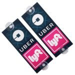 Veezy Rideshare Decal Uber Lyft Sign 2 Pack