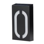 Kingfansion Solar Power LED Light Sign House Hotel Door Address Plaque Number Digits Plate