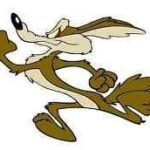 Wile E Coyote (Running left) Vinyl Sticker Decal Cars Trucks Vans Walls Laptop