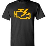 CHECK ENGINE LIGHT mechanic auto repair – Mens Cotton T-Shirt