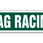 DRAG RACING Street Sign dragster strip racer driver funny cars driver cars gift