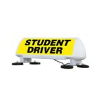 LED Lighted Car Top Sign and Full Color Custom Design For Driving School: “Student Driver”