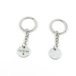 Keyring Keychain Keytag Key Ring Chain Tag Door Car Wholesale Jewelry Making Charms E0YN7 Forever Signs