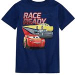 Disney Cars 3 Graphic T-Shirt For Boys – Cruz Ramirez, Lightning McQueen,Jackson Storm