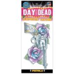 Day of the Dead Design Temporary Tattoo – Pistola