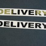 DELIVERY Magnetic signs to fit Car, Tow Truck, Van SUV US DOT Approved Size