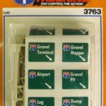 TYCO US-1 Trucking Slot Car Overhead Highway Signs 3763