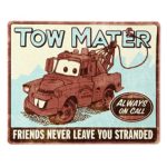 Hallmark Disney Pixar Cars Tow Mater Tin Sign