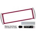 ZipSign Dry Erase Banner Rolls Itself Up, Unrolls to 9.5” x 27”, Reusable, Handheld, Portable, Fits In Your Pocket – Great for Sports, Concerts, Cheer, Team Spirit – 1-Year Warranty