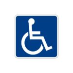 Handicap Access ADA Sticker Window Door Decal
