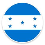 2 x 15cm/150mm Honduras Flag Map Vinyl SELF ADHESIVE STICKER Decal Laptop Travel Luggage Car iPad Sign Fun #9031