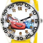 Disney Kids’ W001506 “Time Teacher” Disney Cars Watch With Yellow 3-D Band
