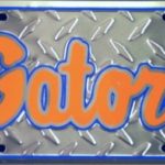 Florida Gators License Plate Tin Sign 6 x 12in