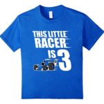 Kids 3rd Birthday Boys Race Car T-Shirt Racing 3 Year Old