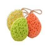 Zhenxinmei Hydrophilic Polyurethane Non-latex Bath Sponges,Honeycomb Design Drench Sponge,Natural Baby Loofa,Organic Eco-Friendly Child Bath Supplies,Use for Bath,Cleanser,Kitchen,Spa